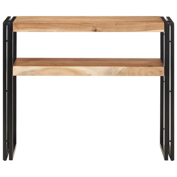 konsolbord 90x30x75 cm massivt akacietræ