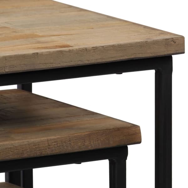 plantebordssæt 3 dele genanvendt teak