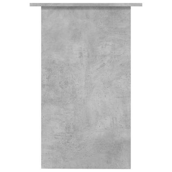 skrivebord 90x50x74 cm konstrueret træ betongrå