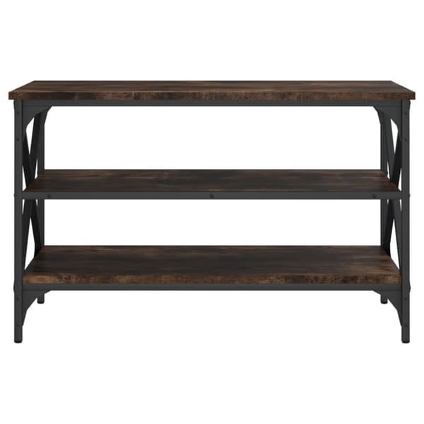 tv-bord 80x40x50 cm konstrueret træ røget egetræsfarve