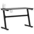 Miniatyrbild 3 av 10: Gamingskrivbord LED med Z-formade ben svart 110x60x75 cm