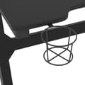 Miniatyrbild 7 av 10: Gamingskrivbord LED med Z-formade ben svart 110x60x75 cm