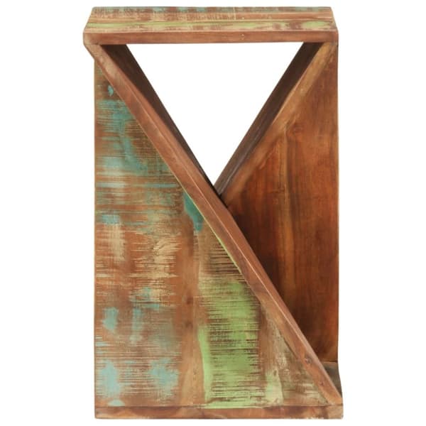 sidebord 35x35x55 cm massivt genbrugstræ