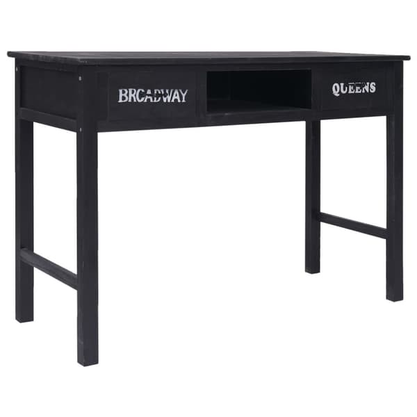 konsolbord 110 x 45 x 76 cm træ sort