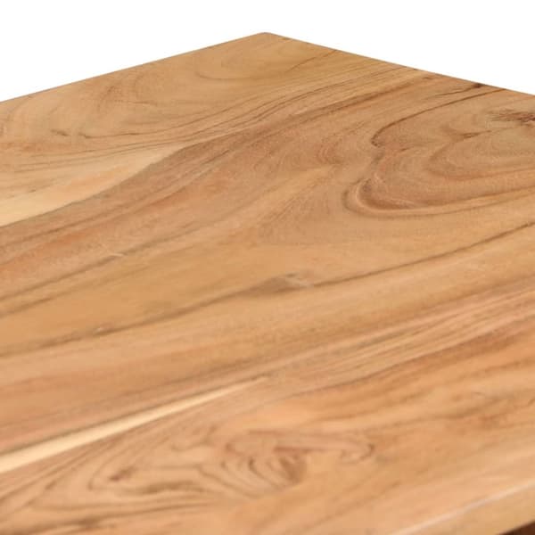 skrivebord massivt akacietræ 118 x 45 x 76 cm