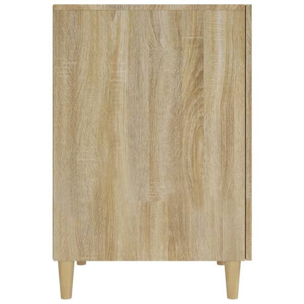 Skrivbord sonoma-ek 140x50x75 cm konstruerat trä