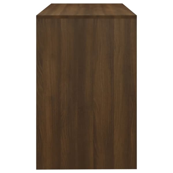 Työpöytä ruskea tammi 101x50x76,5 cm tekninen puu