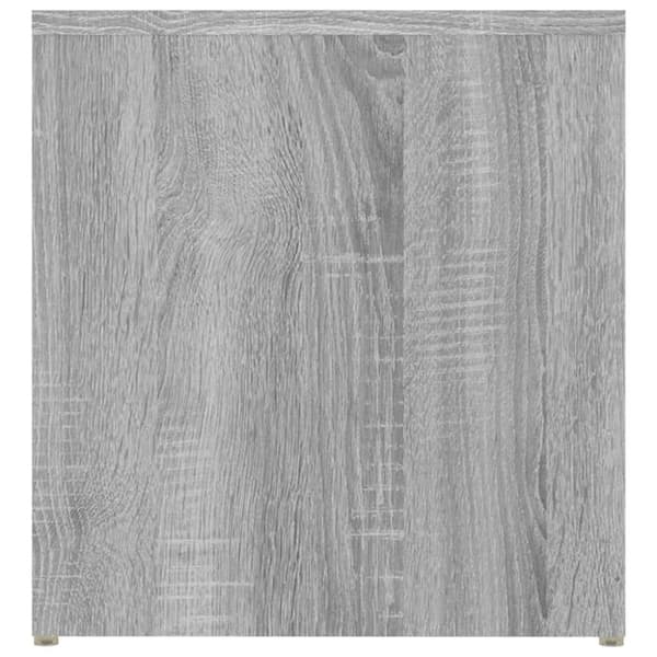 sidebord 59x36x38 cm konstrueret træ grå sonoma-eg
