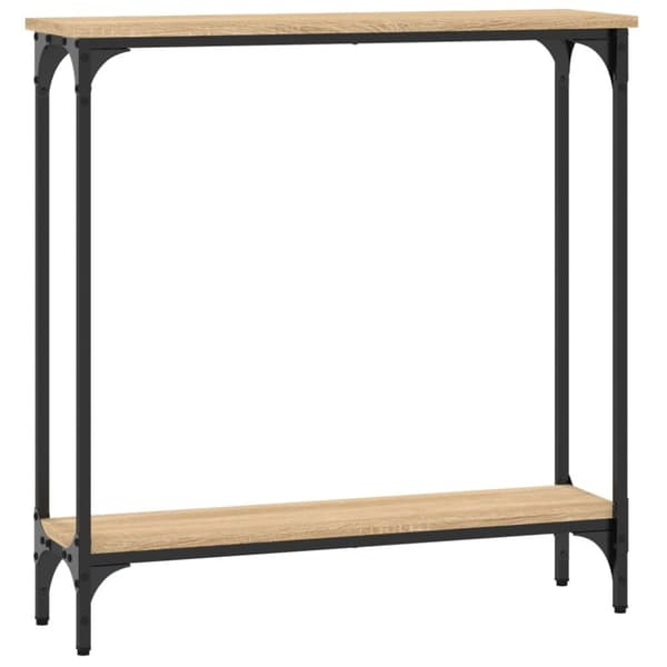 Konsolipöytä Sonoma-tammi 75x22,5x75 cm tekninen puu