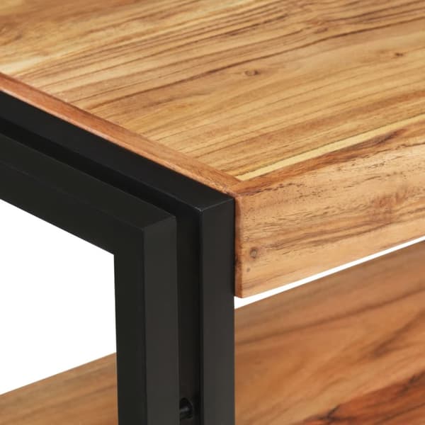 konsolbord 150x30x75 cm massivt akacietræ