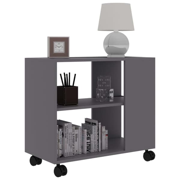 sidebord 70x35x55 cm konstrueret træ grå