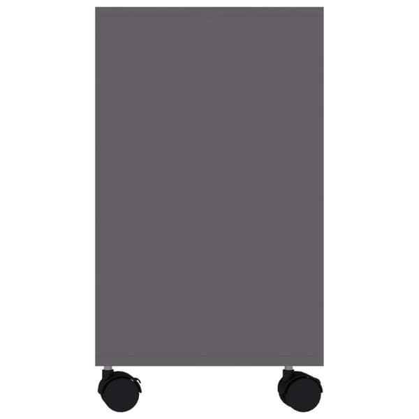 sidebord 70x35x55 cm konstrueret træ grå