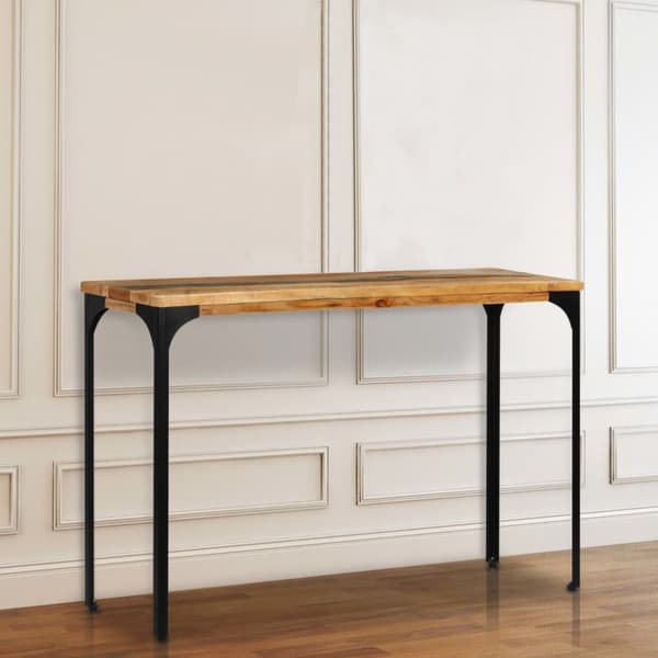 Sivupöytä 120x35x76 cm kierrätetty puu