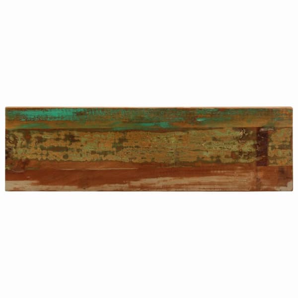 Sivupöytä 120x35x76 cm kierrätetty puu ja teräs