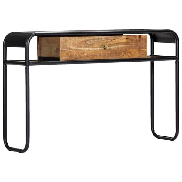 konsolbord 118 x 30 x 75 cm massivt mangotræ