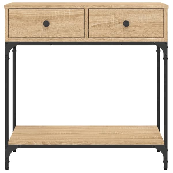 Konsolipöytä Sonoma-tammi 75x34,5x75 cm tekninen puu