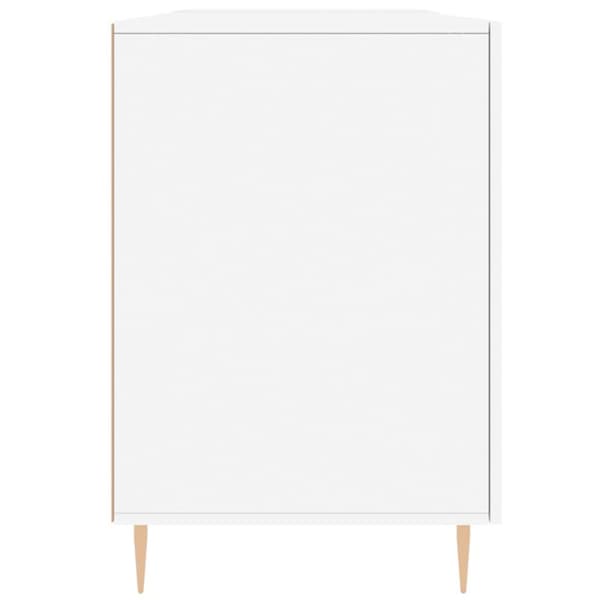 Työpöytä valkoinen 140x50x75 cm tekninen puu