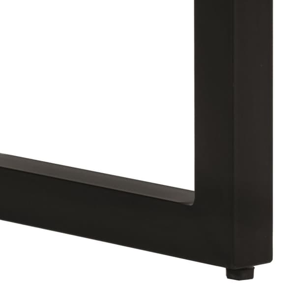 konsolbord 110x35x76 cm massivt ru mangotræ