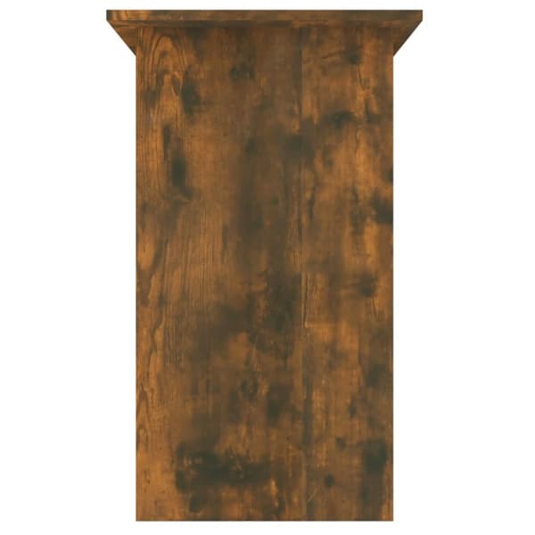 Skrivbord rökfärgad ek 80x45x74 cm konstruerat trä