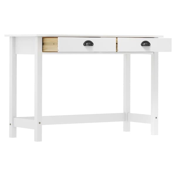 konsolbord Hill med 2 skuffer 110x45x74 cm massivt fyrretræ