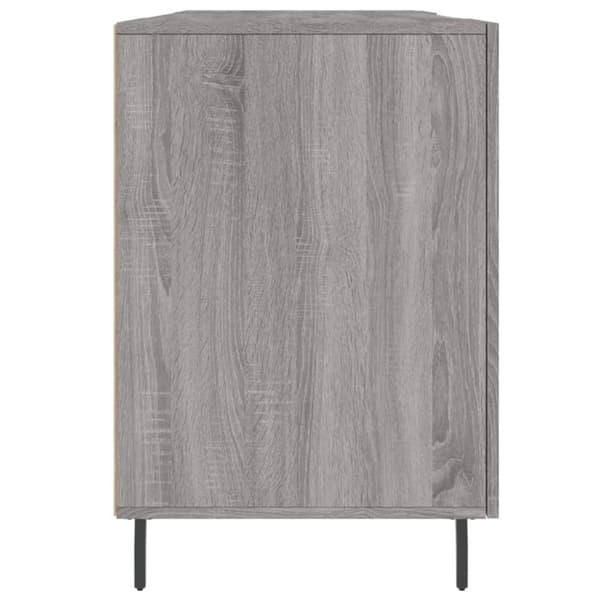 skrivebord 140x50x75 cm konstrueret træ grå sonoma-eg
