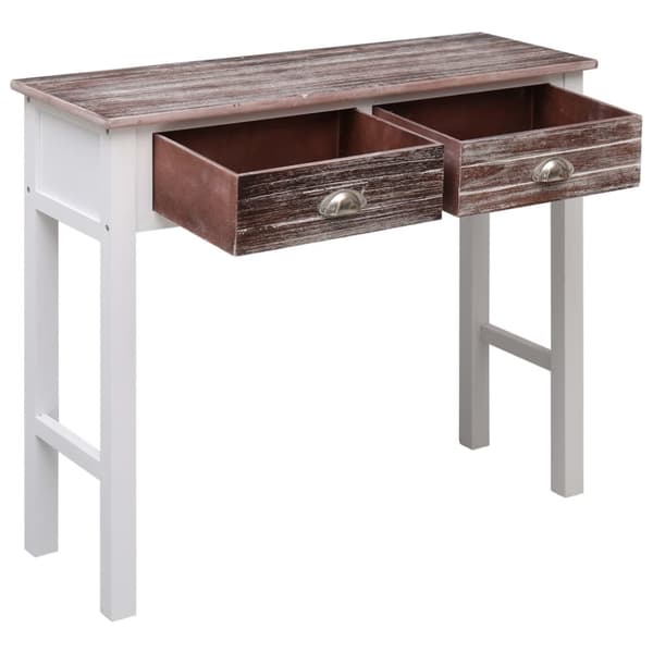 konsolbord 90 x 30 x 77 cm  træ brun