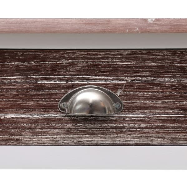 konsolbord 90 x 30 x 77 cm  træ brun