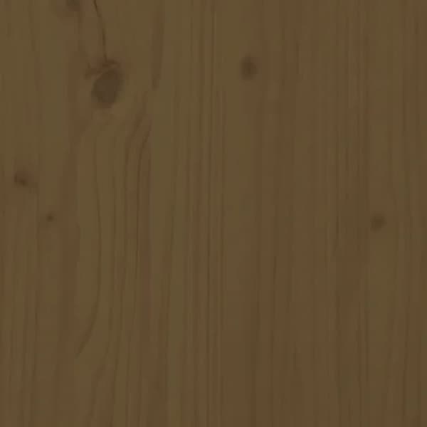 konsolbord 114x40x75 cm massivt fyrretræ gyldenbrun