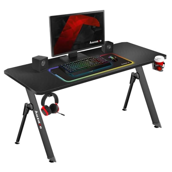 Skrivbord Huzaro HZ-Hero 2.8 Svart 140 x 60 cm