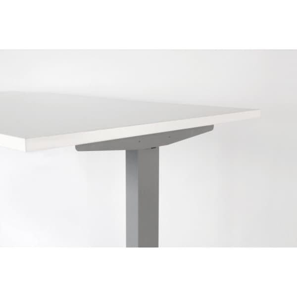 Elfen Ergodesk Basic II -skrivbordsstom, grå