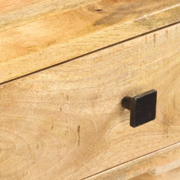 konsolbord 115x35x76 cm massivt mangotræ
