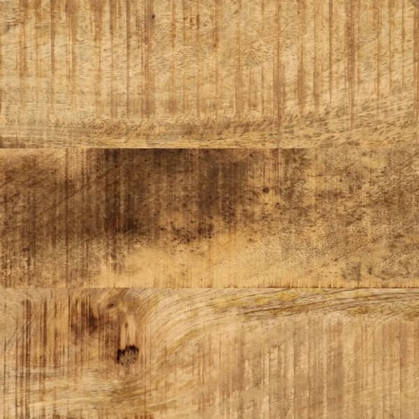konsolbord 100x35x76 cm massivt mangotræ og jern