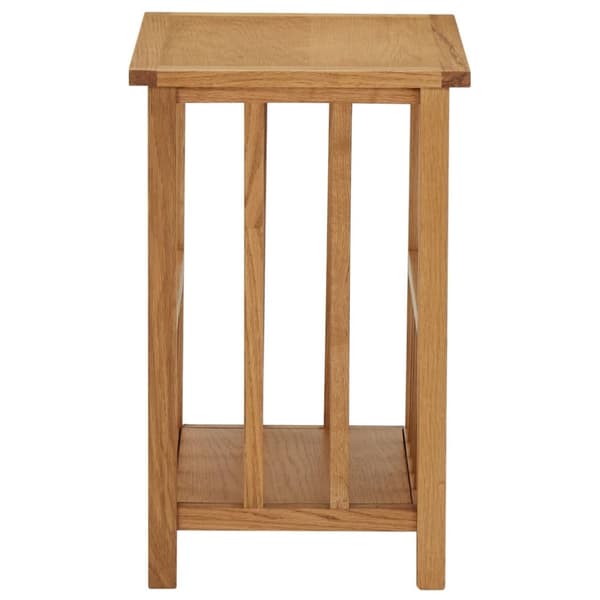 magasinstativ 45x35x55 cm massivt egetræ