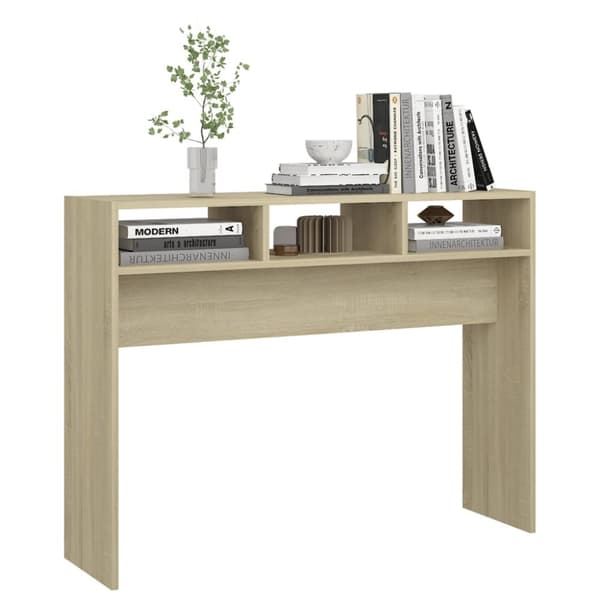 Konsolipöytä Sonoma-tammi 105x30x80 cm tekninen puu