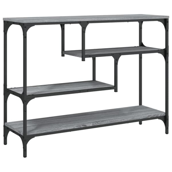 Konsolipöytä harmaa Sonoma 100x30x75 cm tekninen puu