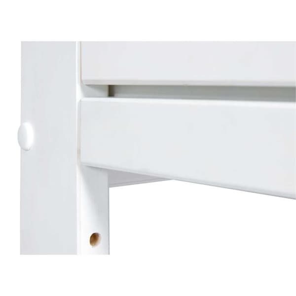 KidsLearning skrivebord barn6 hylder hvid.