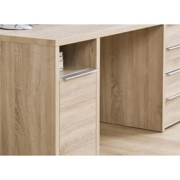 CALPE Sonoma skrivbord i ek - L 160 cm