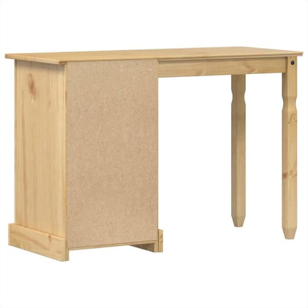 vidaXL Meikkipöytä Corona 110x47x75 cm täysi mänty