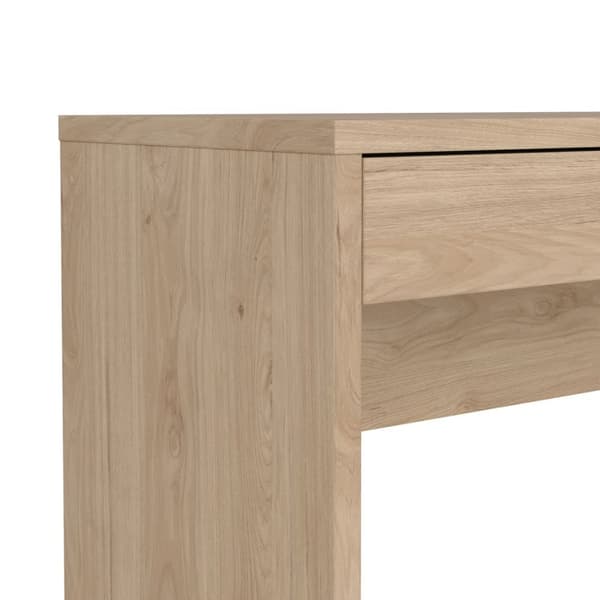 FunctionPlus skrivbord med bokhylla 2 lådor valnöt dekor.