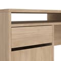 Miniatyrbilde 6 av 10: FunctionPlus skrivebord 2 dører 2 skuffer valnøtt dekor.