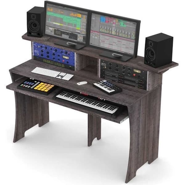 GLORIOUS ARBETSBÄNK DRIFWOOD - Home Studio Workstation Träfinish