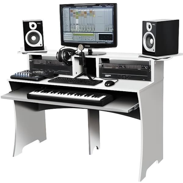 HOME STUDIO WORKSTATION WHITE FINISH-223242