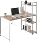 Miniatyrbild 1 av 4: Rootz multifunktionellt skrivbord - Kontorsskrivbord - Spelbord - Mångsidig design - Gott om förvaring - Robust konstruktion - 120 cm x 120 cm x 64 cm
