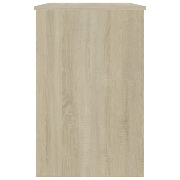 vidaXL Työpöytä Sonoma-tammi 100x50x76 cm tekninen puu - Kirjoituspöydät