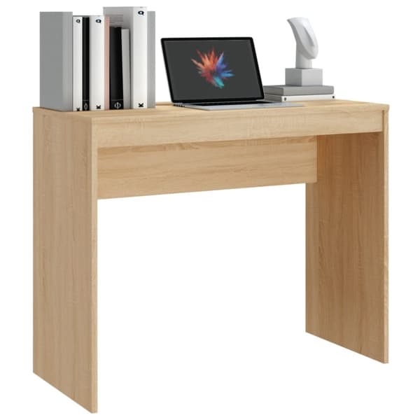 vidaXL skrivebord 90x40x72 cm konstrueret træ sonoma-eg -  Skriveborde