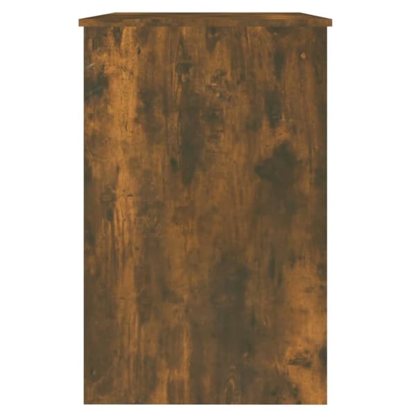vidaXL skrivebord 100x50x76 cm konstrueret træ røget egetræsfarve - Skriveborde