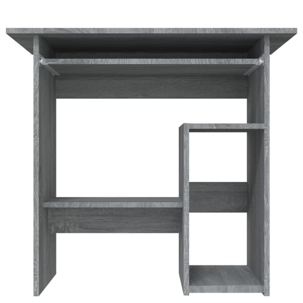 vidaXL skrivebord 80x45x74 cm konstrueret træ grå sonoma-eg - Skriveborde