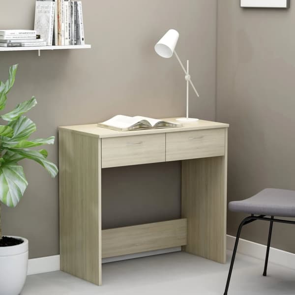 vidaXL Työpöytä Sonoma-tammi 80x40x75 cm lastulevy -  Kirjoituspöydät