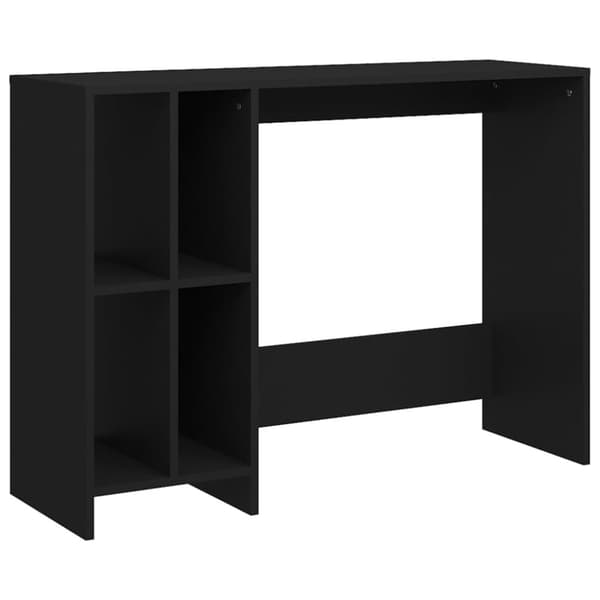 vidaXL Työpöytä musta 102,5x35x75 cm tekninen puu - Kirjoituspöydät