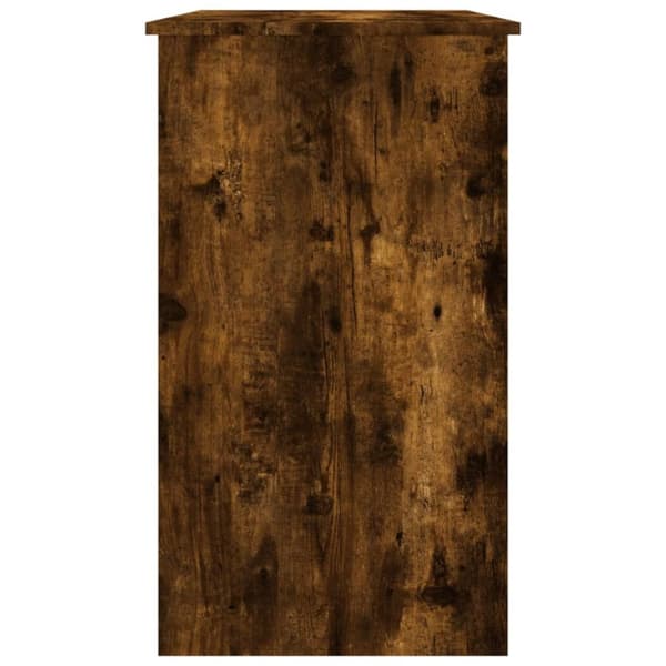 vidaXL Skrivbord rökfärgad ek 90x45x76 cm konstruerat trä - Skrivbord